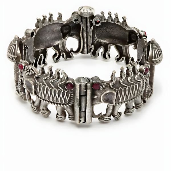 Antique Elephant Doli Barat Kada - Image 3