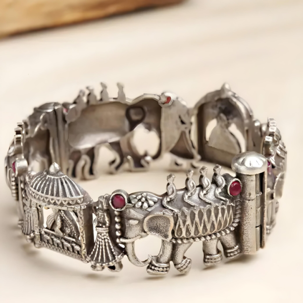 Antique Elephant Doli Barat Kada (2)
