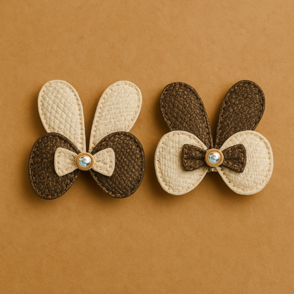 Cute Bunny Hair Clip Pair (4)