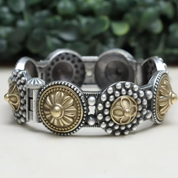 Dual Toned Brass Kada - Image 4