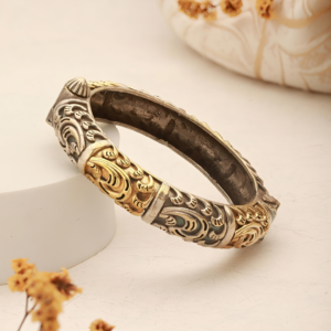 Dual Toned Brass Kada Set (2)
