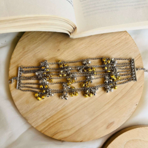 Dual Toned Ghungharoo Bracelet (2)