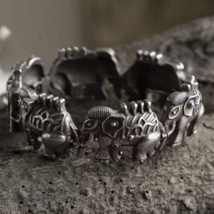 Elephant Bracelet Bangle (3)