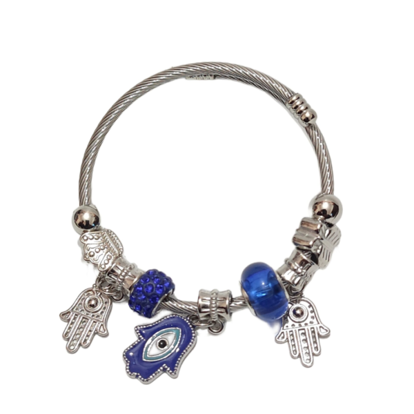 Evil Eye Hamsa Hand Bracelet (1)