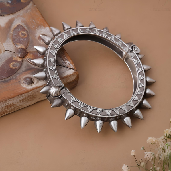 German Silver Boho Bracelet Bangle (3)