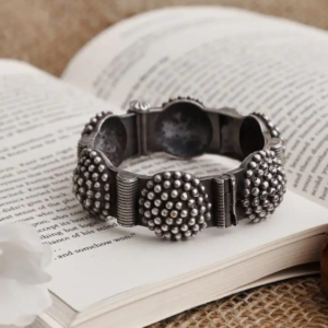 German Silver Oxidised Bracelet Bangle (1)