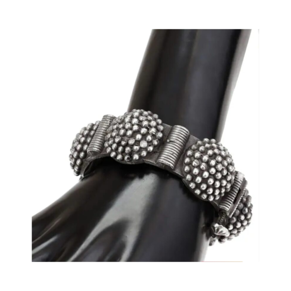 German Silver Oxidised Bracelet Bangle - Image 3