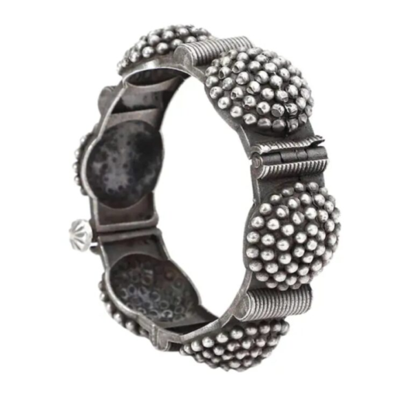German Silver Oxidised Bracelet Bangle - Image 2