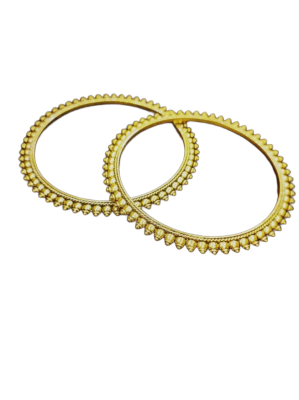 Gold Plated German Silver Bangle Set