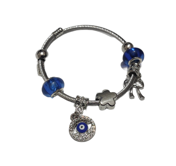 Evil Eye Stainless Steel Bracelet