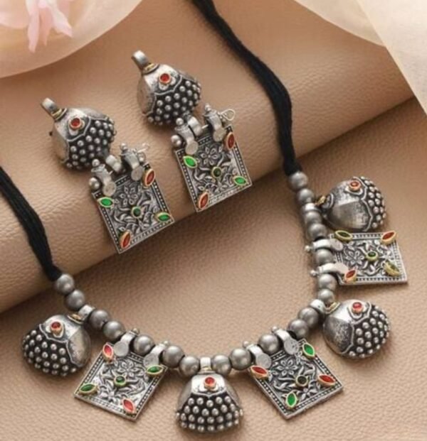 Afghani Choker Necklace Set