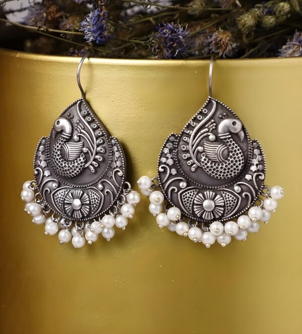 Pearl Silver Replica Earrings
