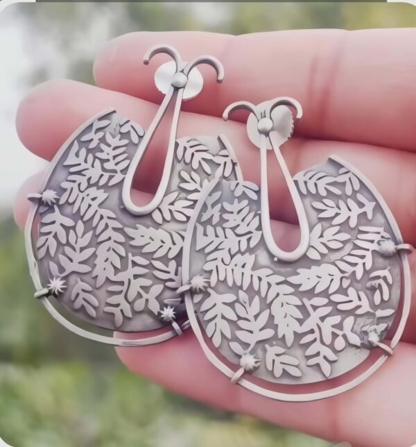 Silver Replica Brass Earrings