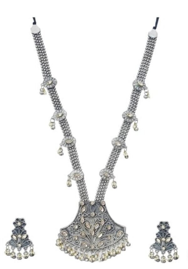 Kundan Necklace Set - Image 3