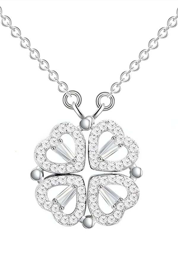 Magnetic Openable Heart Chain Pendant