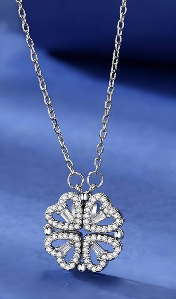 Magnetic Openable Heart Chain Pendant - Image 3