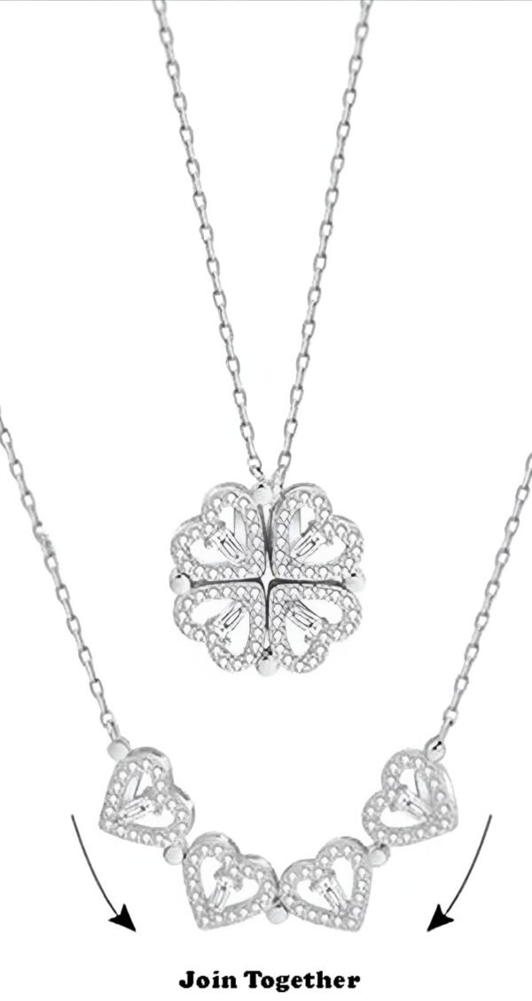 Magnetic Openable Heart Chain Pendant - Image 4