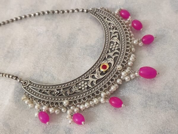 Silver Replica Hasli Necklace - Image 3