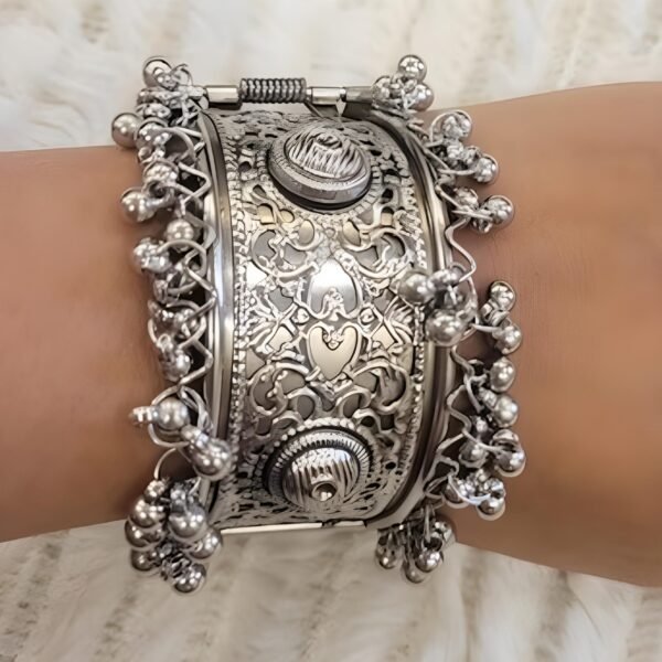 Antique Silver Kada - Image 2