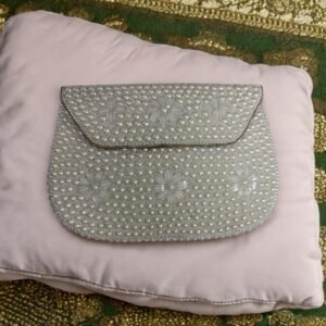 Handmade Metal and Mother of Pearl (MOP) Handbag