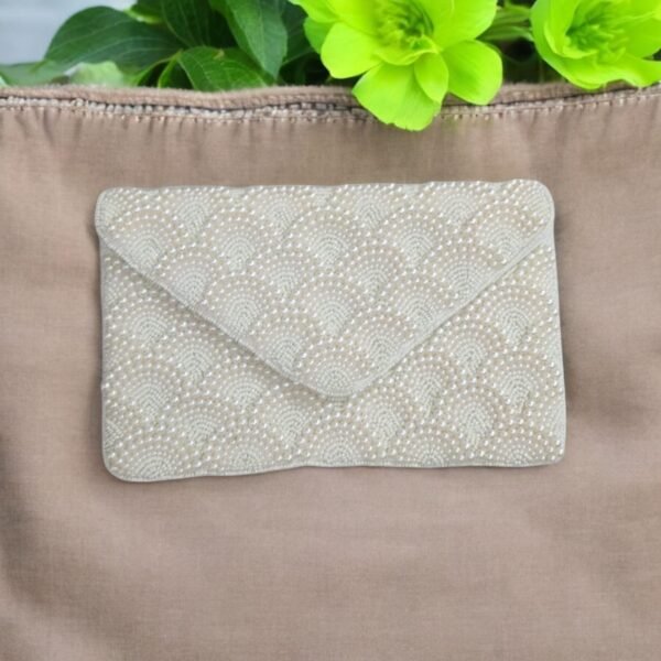 Pearl Clutch Handbag - Image 2