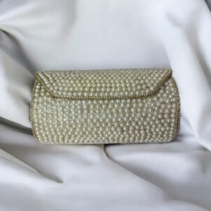 Pearl Handmade Metal Clutch