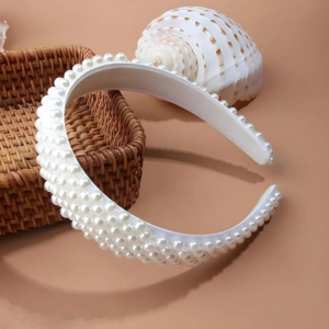 Pearl Wedding Hair Styling Band (1)