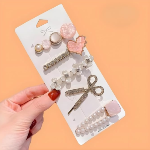 Set of 5 Fashion Hair Pins for Daily Use- Stylish Girls Hair Accessories (7)