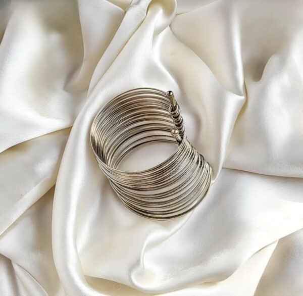 Bohemian Multi Layer Hand Cuff Kada Bangle - Image 6