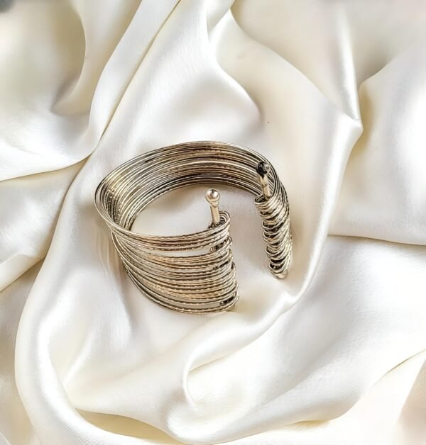 Bohemian Multi Layer Hand Cuff Kada Bangle - Image 2