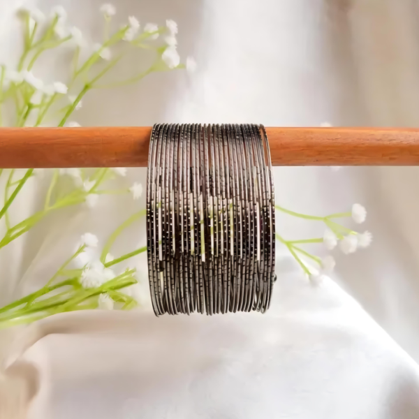 Bohemian Multi Layer Hand Cuff Kada Bangle - Image 3
