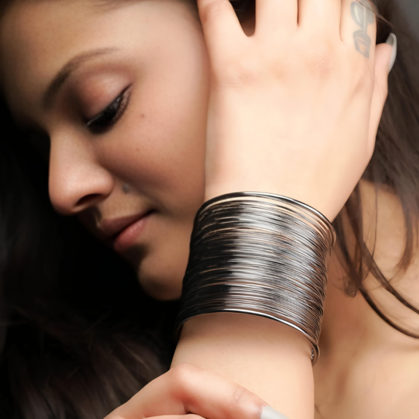 Multilayer Stylish Black Handcuf - Image 5