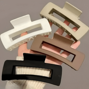 Matte Jumbo Size Trendy Hair Claw Clips for Women and Girls