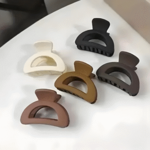 Matte Small Sized Trendy Hair Claw Clips for Women and Girls
