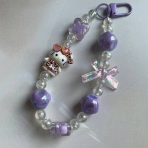 Cute Mobile Phone and Bag Charms (Lavender)