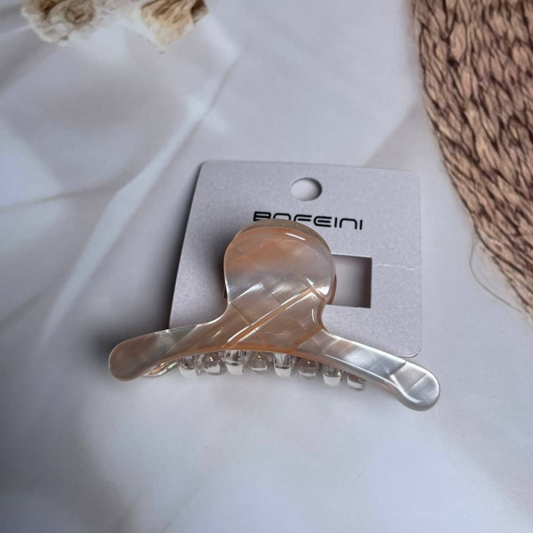 Elegant High Quality Bofeini Hair Claw Clip (Orange)