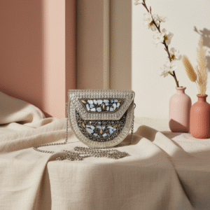 Handmade Mosaic Mini Clutch Handbag (1)