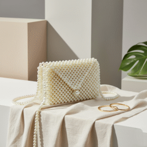 Handmade Pearl Phone Cover Sling Bag- Elegant & Protective