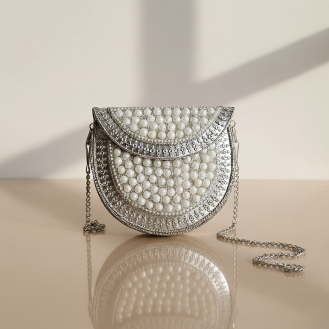 Premium Stylish Handmade Mini Clutch Handbag - Image 2