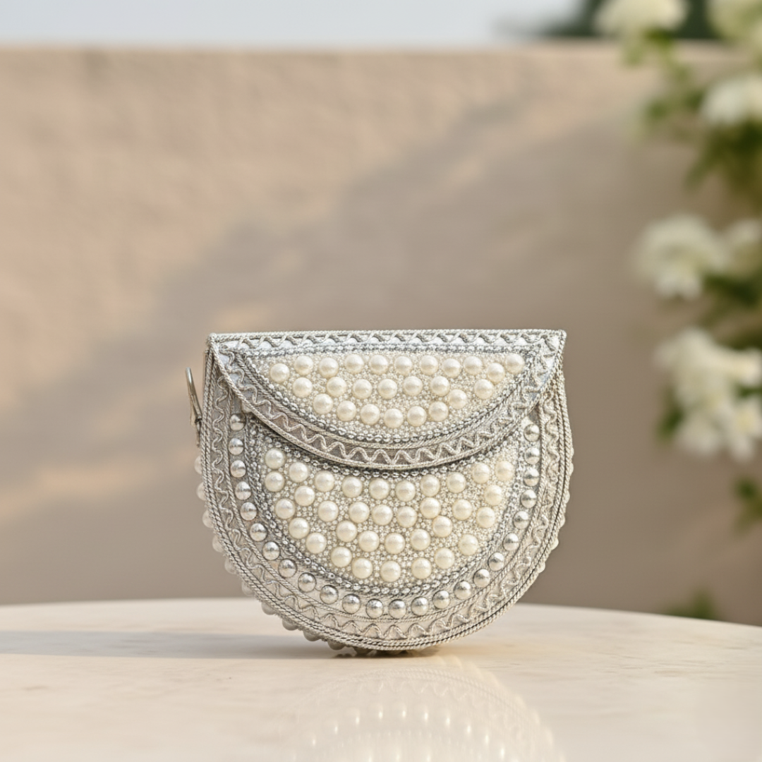 Premium Stylish Handmade Mini Clutch Handbag - Image 3