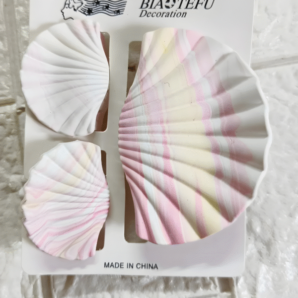 Trendy Ocean Shell Design Large Size Hair Claw Clip Set (Pack of 3 Pcs, Random Color) - Image 19