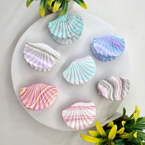 Trendy Ocean Shell Design Large Size Hair Claw Clips