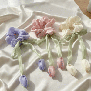 Tulip Hair Scrunchies (1)