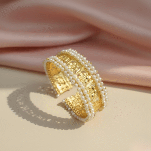 Golden Replica Cuff Bangle for Women